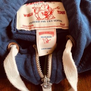 True Religion Hoodie, size S, blue